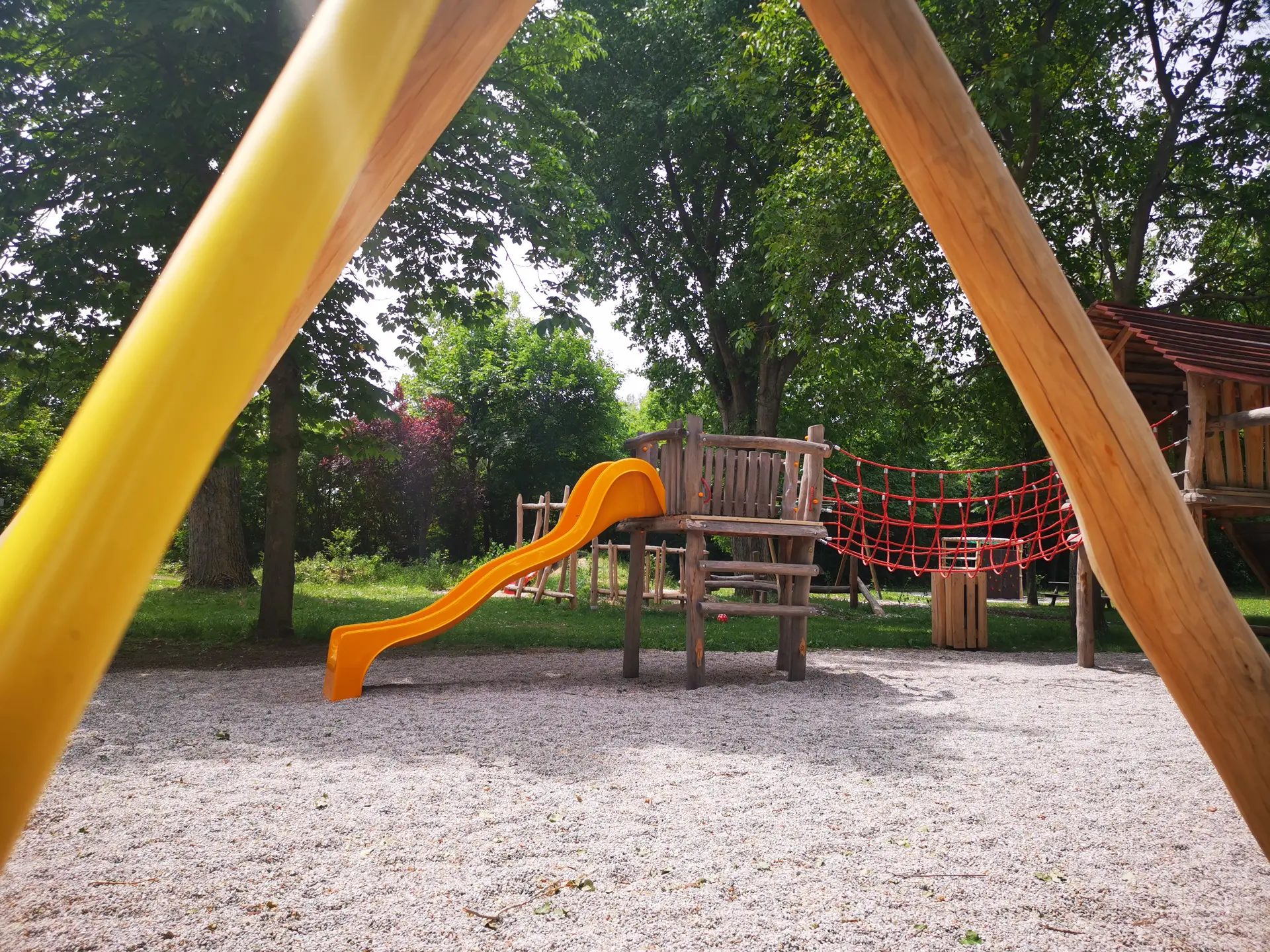 Spielplatz Stadtrandsiedlung