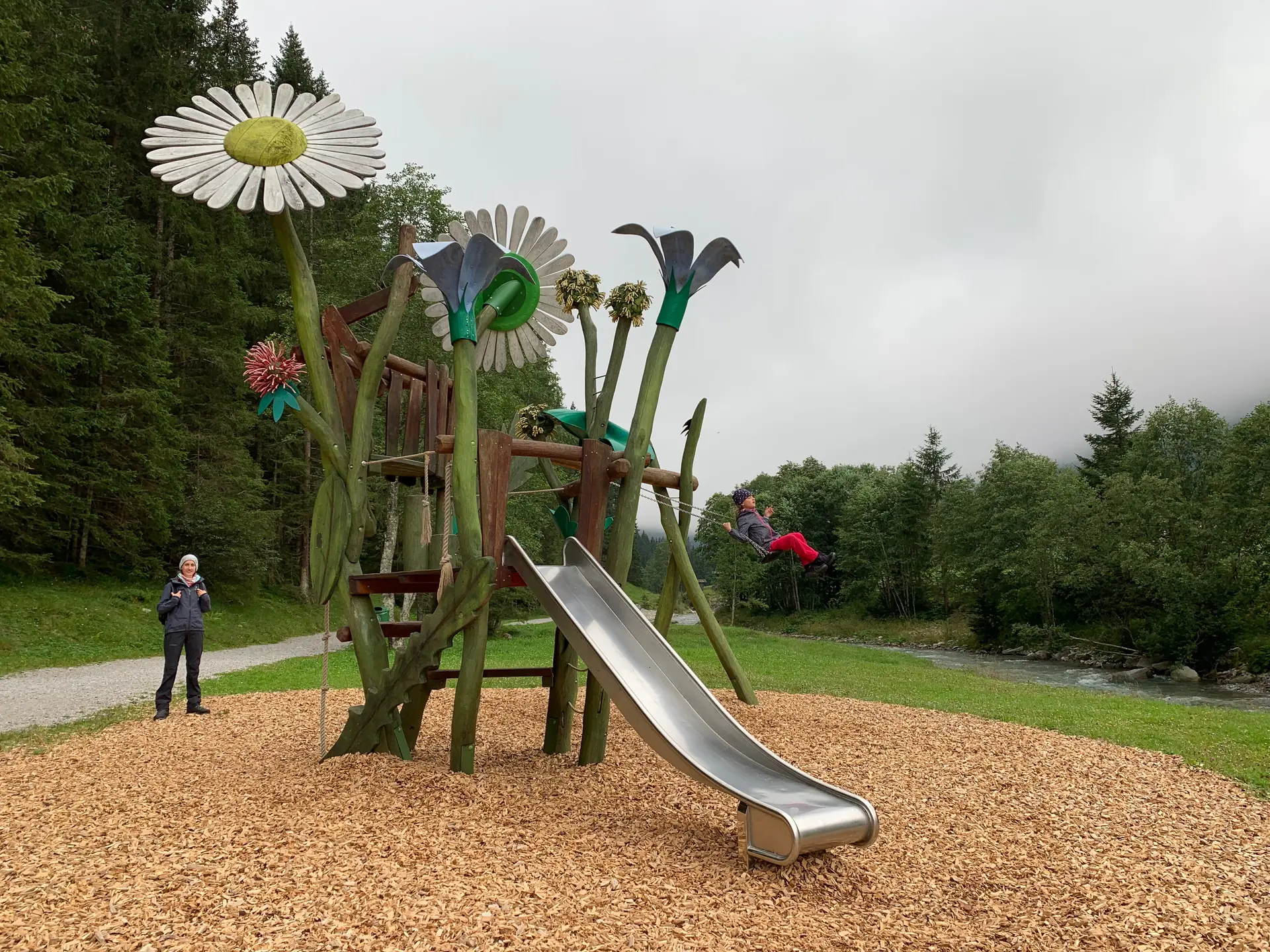 Blumenstrauß-Spielplatz