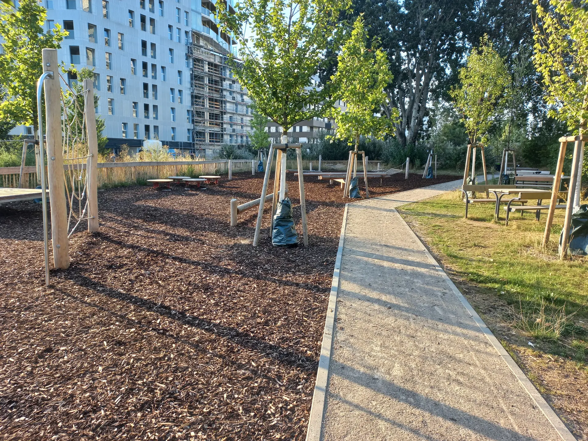Spielplatz Balancieren