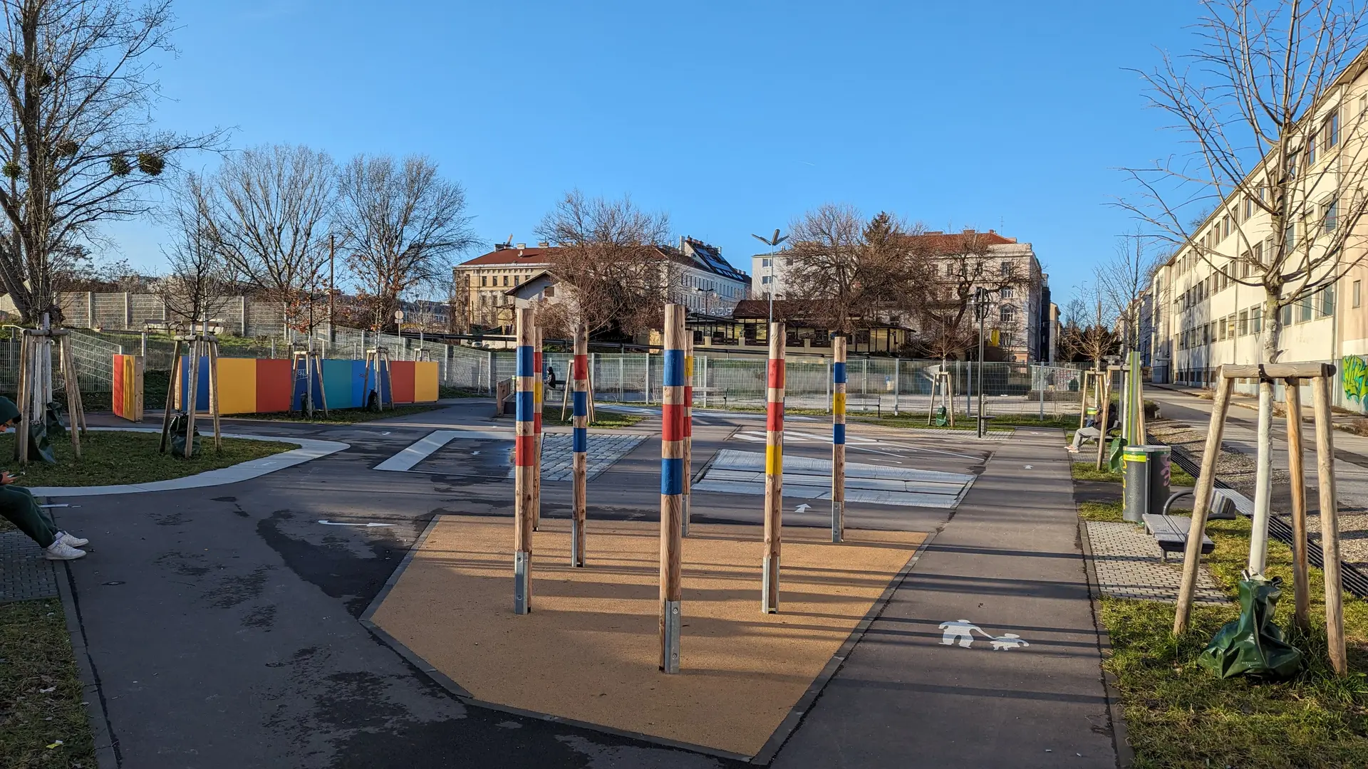 Spielplatz Fahrradparcour, Zentraler Bereich - Nord, Freie Mitte