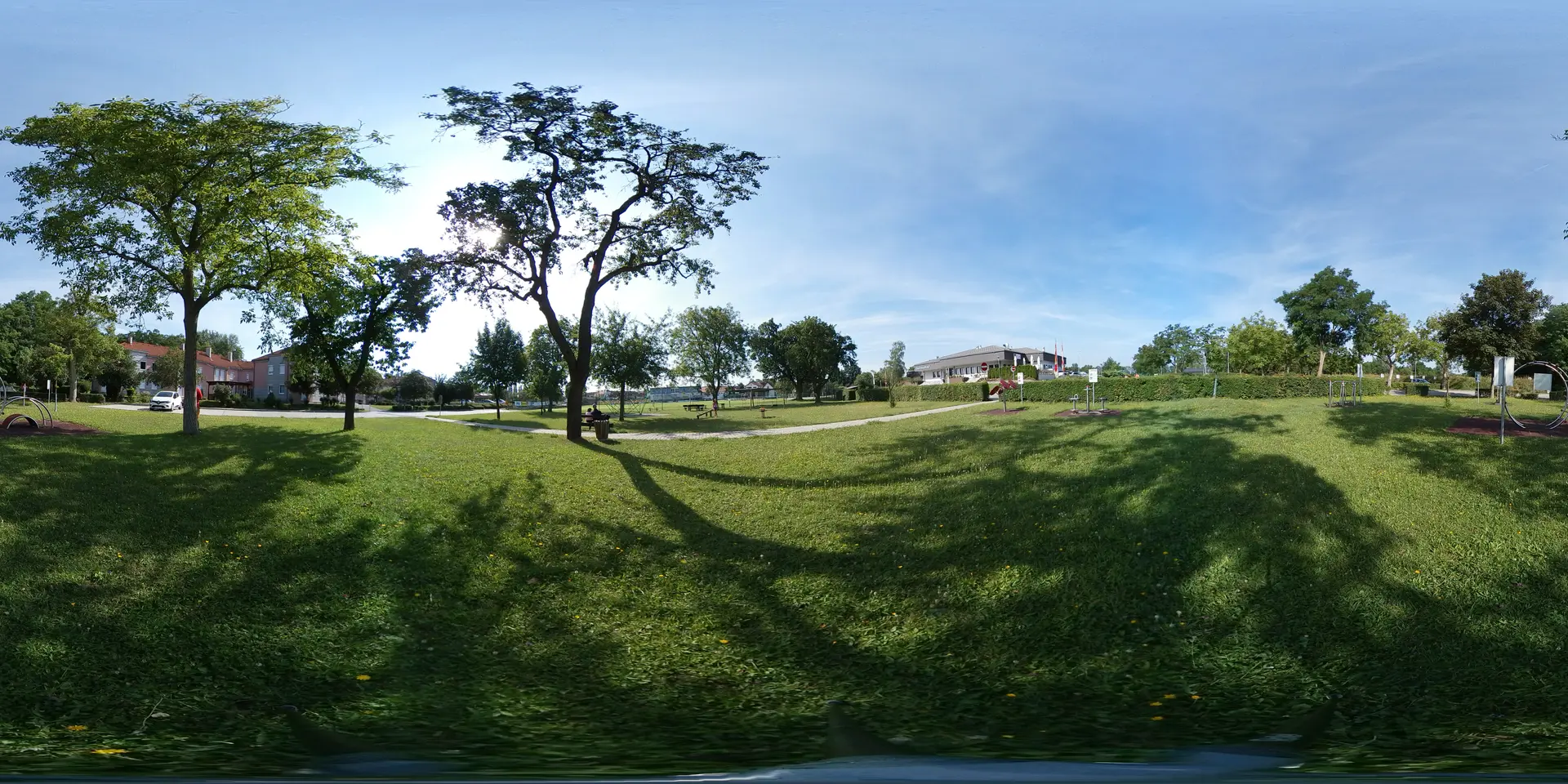 Spielplatz und Studenten Trimm Dich Platz