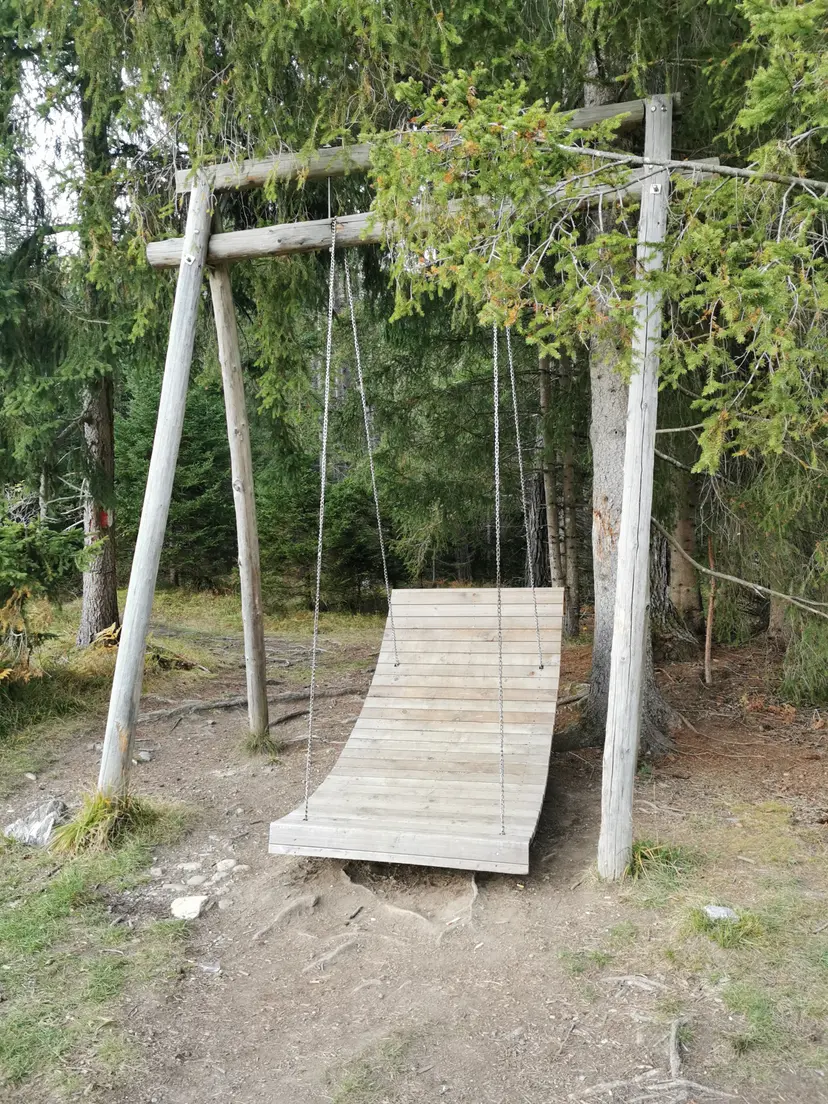 Small playground and sitting bench 3